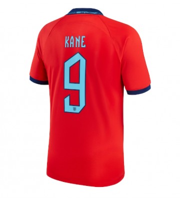 England Harry Kane #9 Replica Away Stadium Shirt World Cup 2022 Short Sleeve